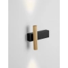 Metalowa lampa ścienna góra-dół JOSTELA LE45561 LED 6W 3000K złota czarna