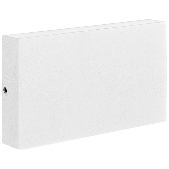 Zewnętrzna LAMPA ścienna CHICAGO 315717 Polux metalowa OPRAWA prostokątna LED 5,5W 4000K outdoor IP44 biała