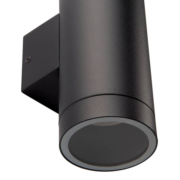 Łazienkowa lampa ścienna góra-dół Palin XL 98438 tuba metalowa IP44 czarna