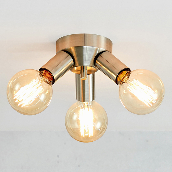 Metalowa lampa sufitowa Mazzo 108551 Markslojd nowoczesna potrójna nikiel