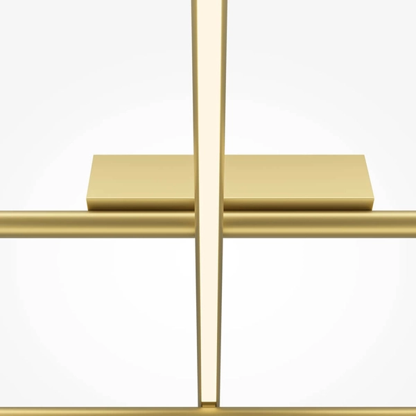 Sufitowa lampa Radiance MOD278CL-L50G3K LED 50W 3000K kratka złota biała