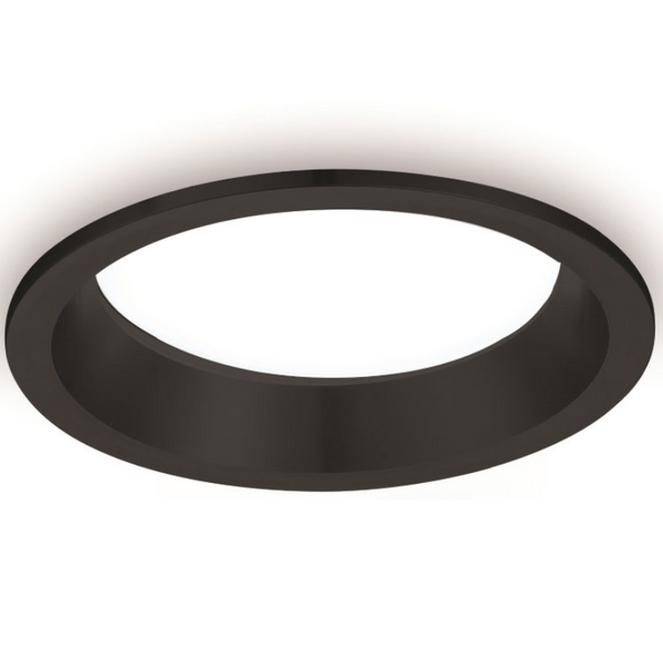 Lampa podtynkowa Sun 293103103 Elkim LED 20W 3000K metalowa IP44 czarna