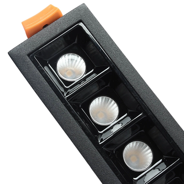 Sufitowa lampa liniowa 581 Domeno LED 10W 4000K metalowa czarna