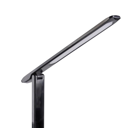 Stojąca LAMPKA biurkowa TOLEDO LED 316653 Polux regulowana LAMPA stołowa LED 9W 3000K - 6500K gabinetowa czarna