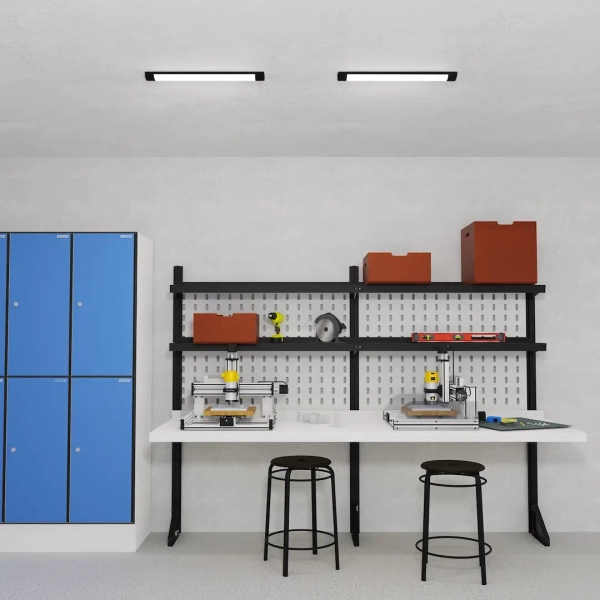 Lampa sufitowa podłużna ML0748 LED 18W 4000K czarna