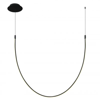 Liniowa lampa zwisająca 23052 LED 18W 3000K kabel regulowana czarny