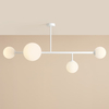 Lampa sufitowa molekuły Dione 1092PL_L Aldex do kuchni kulki biała