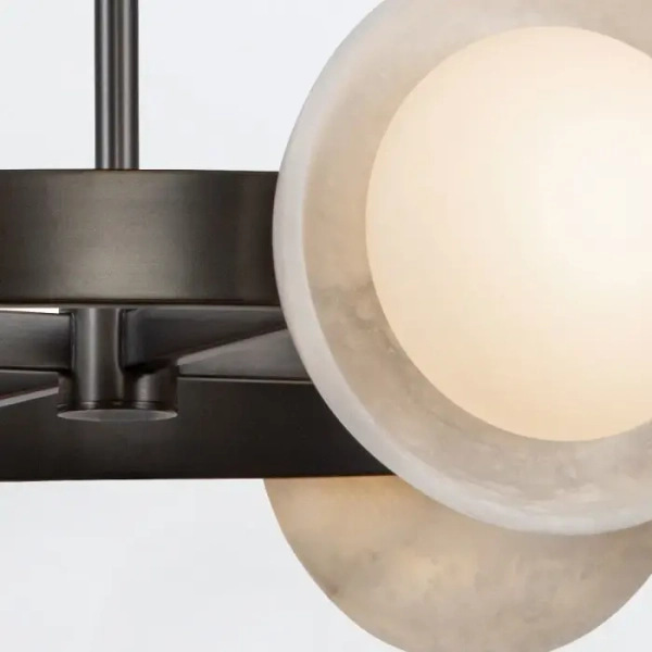 Żyrandol modernistyczny Alonso QN-ALONSO8-UBZ-AR LED 30W 3000K brązowy