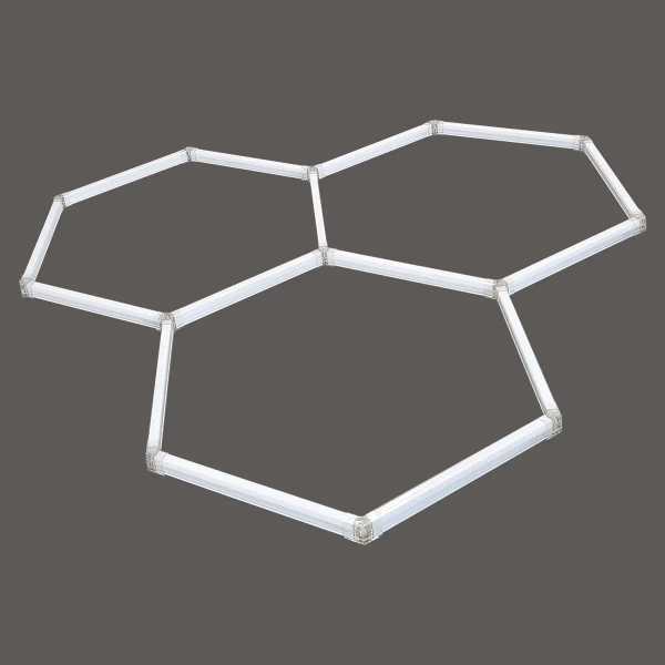 Ledowy plafon natynkowy Geometric LP-0209/3C 4K LED 4000K IP44 biały