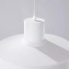Owalna lampa wisząca BILO SL.1702 biała metalowa 1xE27