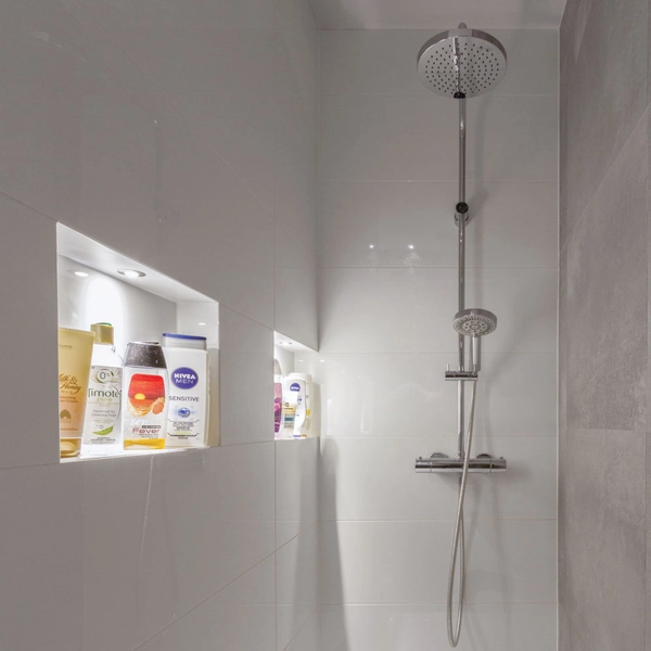 Okrągła lampa Grund 802001306 Elkim LED 1W 6000K wpustowa IP67 stal