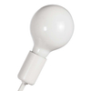 Kinkiet LAMPA ścienna VEN K-LOOP/1 WH metalowa OPRAWA pręt stick loft biały