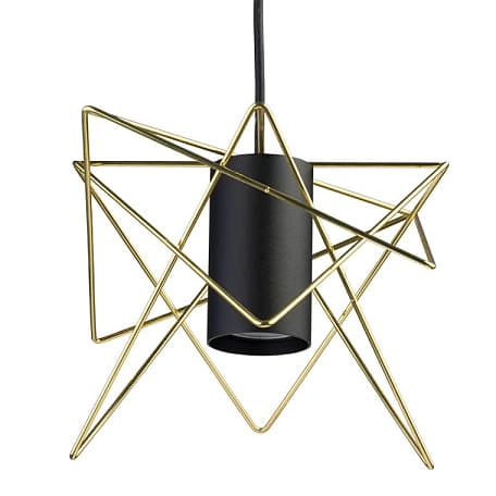 Kinkiet designerski druciany Gstar 8285 Nowodvorski czarny mosiądz