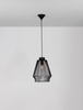 Druciana lampa wisząca GUAYMAS LE42928 Luces Exclusivas loftowa czarna