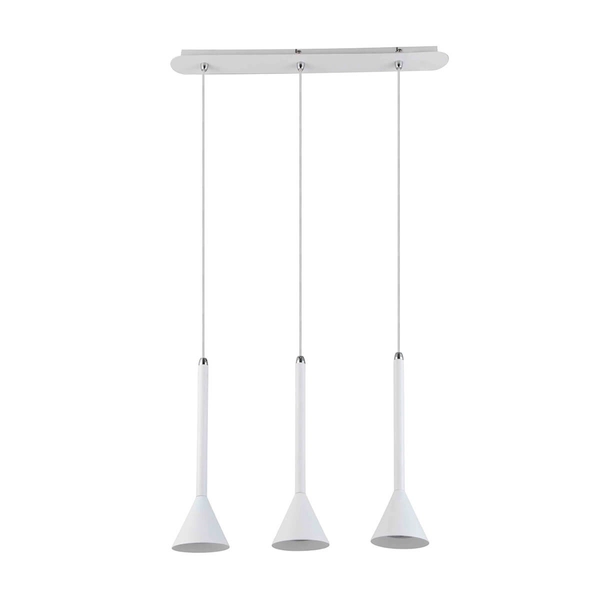 Wisząca lampa Anela FH31793-AJ13 WH Italux potrójna do salonu biały