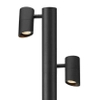 2-punktowa lampa gruntowa Garden 24 LED 12,5W 3000K czarna