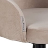 Aksamitne krzesło do salonu Twiggy S4563 KHAKI VELVET Richmond Interiors khaki czarny
