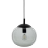 Lampa zwieszana do sypialni VIBE 4972 szklana kula czarny grafit