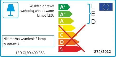 Plafon ledowy minimalistyczny Cleo 137623600691 Team 96W 3000K okrągły miedziany