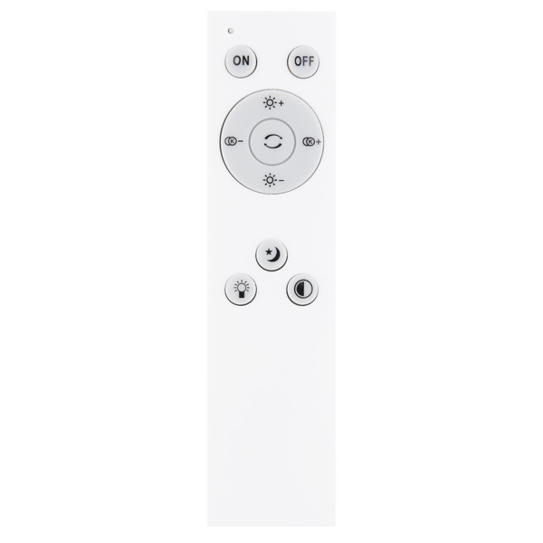Salonowa LAMPA sufitowa SONNY 41587-24 Globo metalowa LED 24W 3000K - 6000K plafon czarny