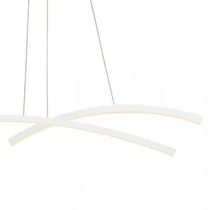 Ściemnialna wisząca lampa 20129 LED 41W 3000K liniowa biały