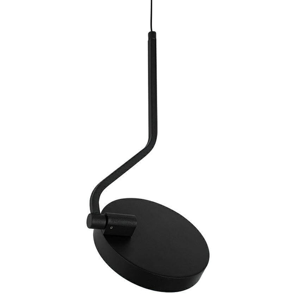 Wisząca lampa ledowa Flat MSE010100385 Moosee 30W 3000K metalowa czarna