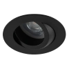 Oczko sufitowe lampa Aura 10571 okrągła regulowana czarny