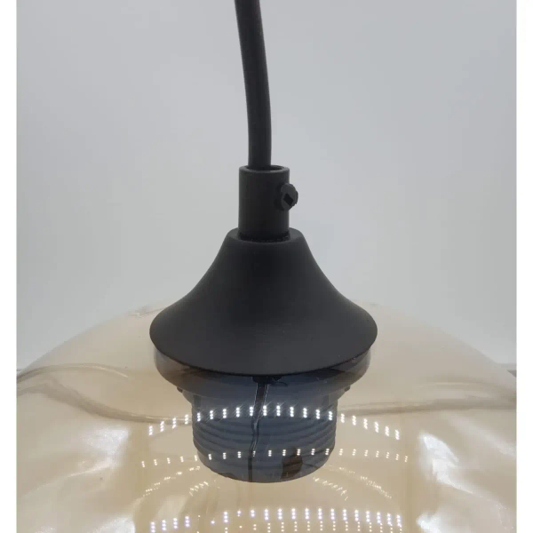 Wisząca lampa Love bomb ST-5012 AMBER Step szklana kula bursztynowa