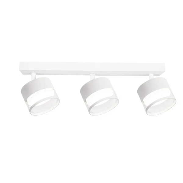 Potrójna lampa sufitowa Kendal LP-6331/3WS TR/WH tubki białe