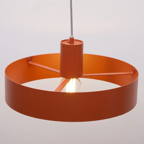 Zwisająca lampa Rif L 41435 do przedpokoju okrągła ceglany