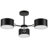 LAMPA sufitowa 3020/3 BL 8C Elem abażurowa OPRAWA molecular czarna chrom