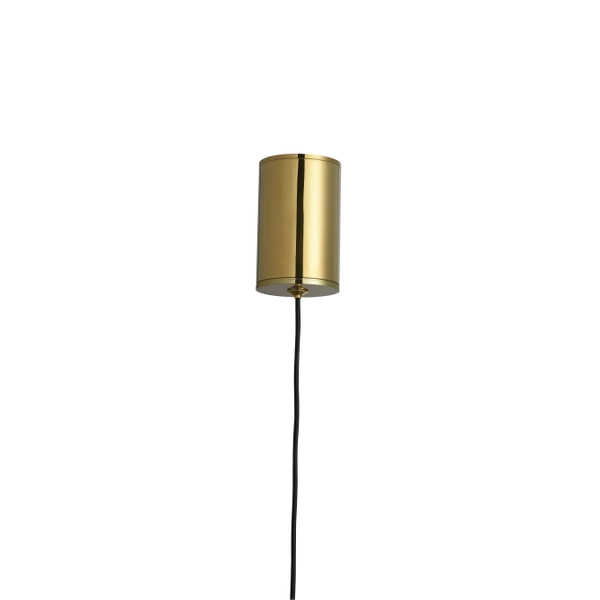 Pokojowa lampa wisząca Nata PL0104-GD LED 6W 3000K IP44 przezroczysta złota