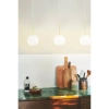 Kulista lampa wisząca Franca 2312523035 szklana nad stół mosiądz błyszczący