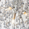 Sufitowa lampa ażurowa L&-190302 Light& hampton srebrna dymiona