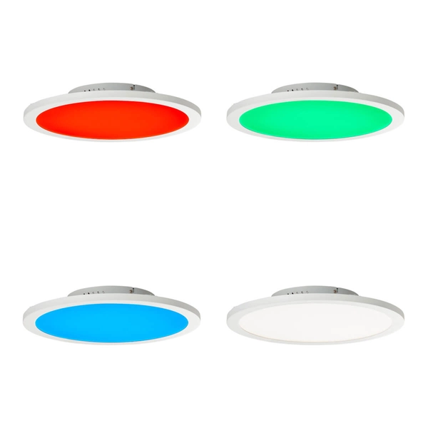 Ledowa lampa sufitowa Abie G97060/05 24W 2700-6200K+RGB pilot biały
