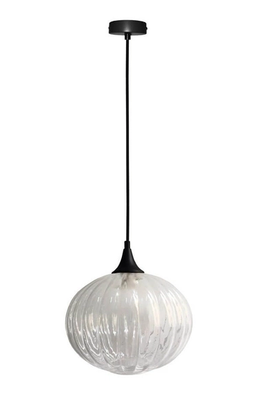 LAMPA wisząca EXETER 50101276 Candellux szklana OPRAWA zwis czarny