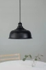 Wisząca lampa jadalniana Port nad stół czarna industrial