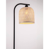 Podłogowa lampa TALITAS LE44513 ekologiczna eco naturalna czarna