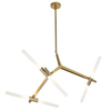 Salonowa lampa wisząca Sticks ST-1001-6 gold Step modernistyczna złota