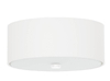 LAMPA sufitowa SL.0759 plafon OPRAWA abażurowa okrągła biała