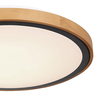 Lampa nasufitowa Bruno 41764-24 loftowa LED 24W 3000-4500-6000K drewniana