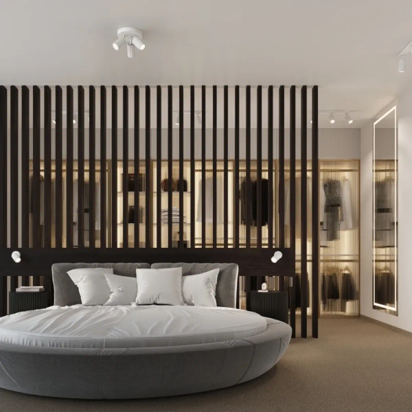 Sufitowa lampa regulowana KARBON SL.1545 do sypialni ryfel biała