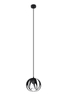 Salonowa lampa wisząca SL.1087 metalowa kula druciana czarna