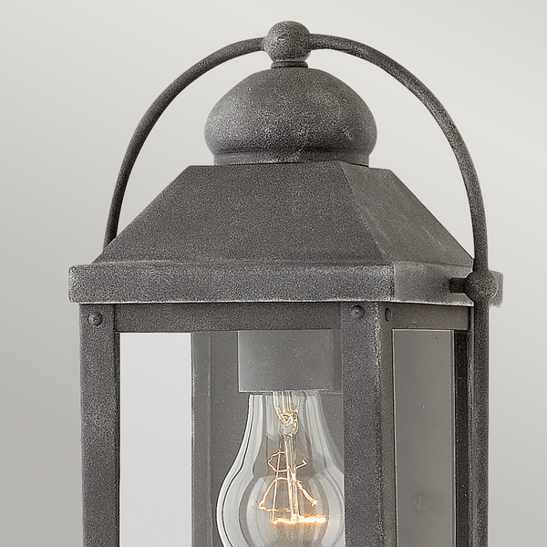 Lampa ścienna do ogrodu QN-ANCHORAGE-S metalowa czarna