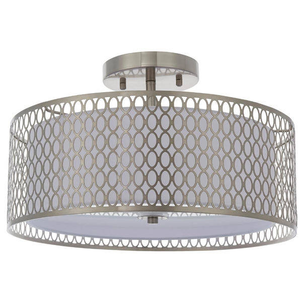 Lampa sufitowa Cordero 81966 Endon ażurowa okrągła metal nikiel