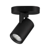 Sufitowa lampa do sypialni LUNBIRA LE45658 z regulacją tuba czarna