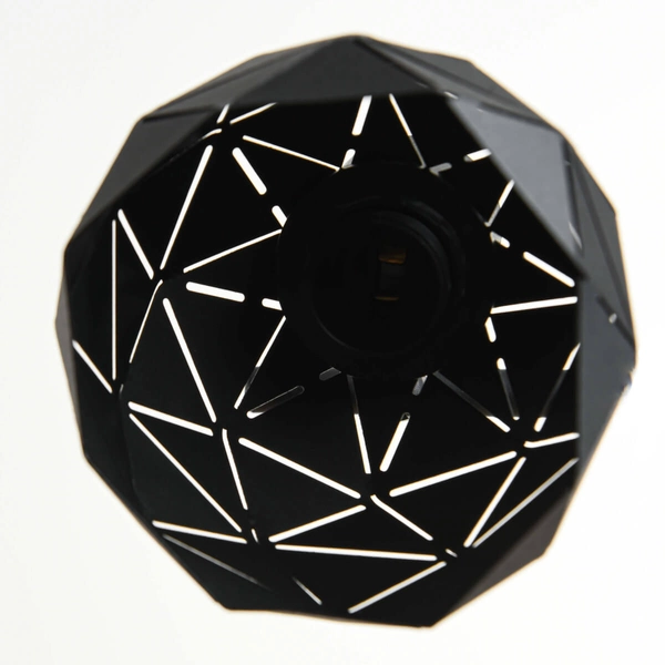 Regulowana LAMPA ścienna REUS LP-8069/1WS BK Light Prestige metalowa OPRAWA geometryczny kinkiet czarny