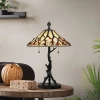 Tiffany stołowa lampa Whispering QZ-WHISPERING-TL-VB szkło artystyczne