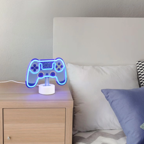 Stojąca lampka Control R55911101 LED 2W pad biały niebieski