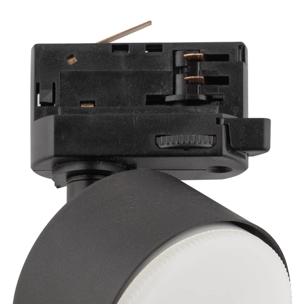Okrągła szynowa lampa punktowa 3-fazowa Tracer 6061 TK Lighting czarny